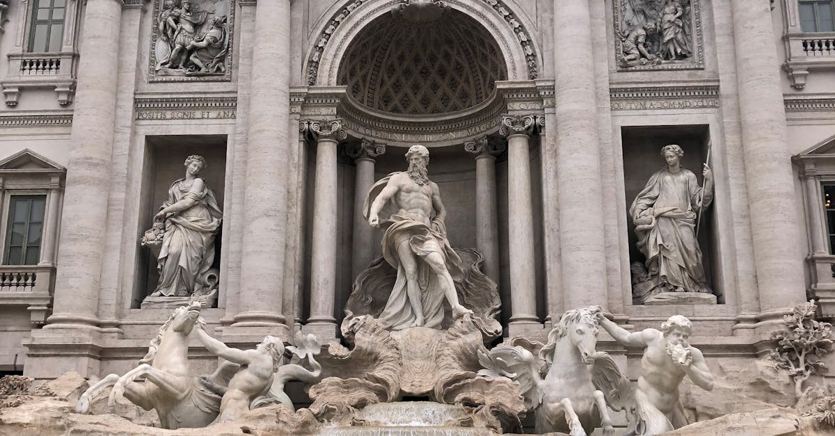 pexels photo 879537 879537 The iconic Trevi Fountain in Rome, showcasing intricate sculptures and flowing water.