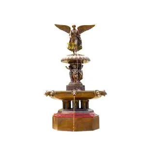 Bronze water fountain