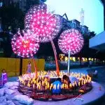 stainless steel Dandelion lamp