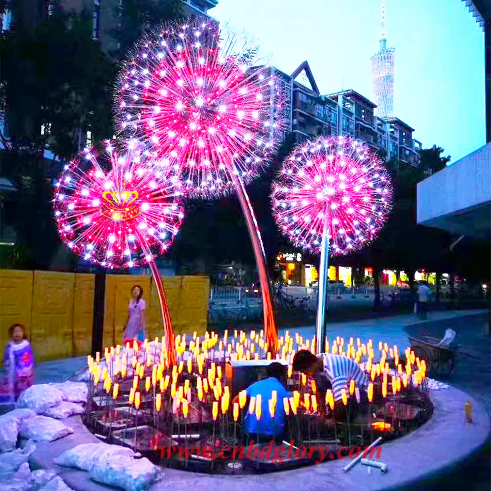stainless steel Dandelion lamp