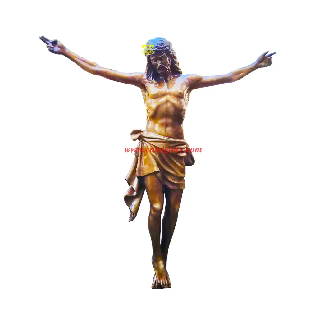 Christian Religious Bronze Jesus Statue BJS180 5 Bronze Jesus statue