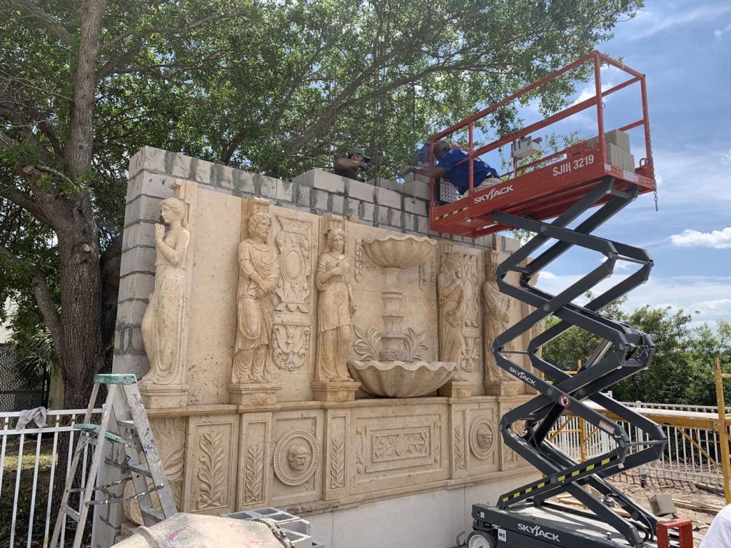 On-site Installation Guidance for Marble Sculptures