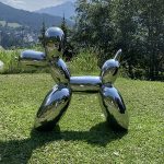 Stainless steel balloon dog