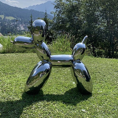 Stainless steel balloon dog