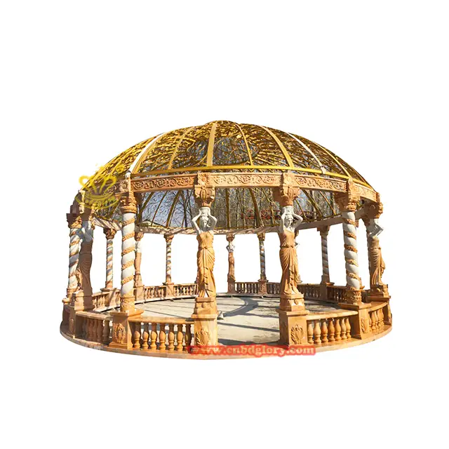 High Quality Marble Gazebo MG350 1 marble gazebo
