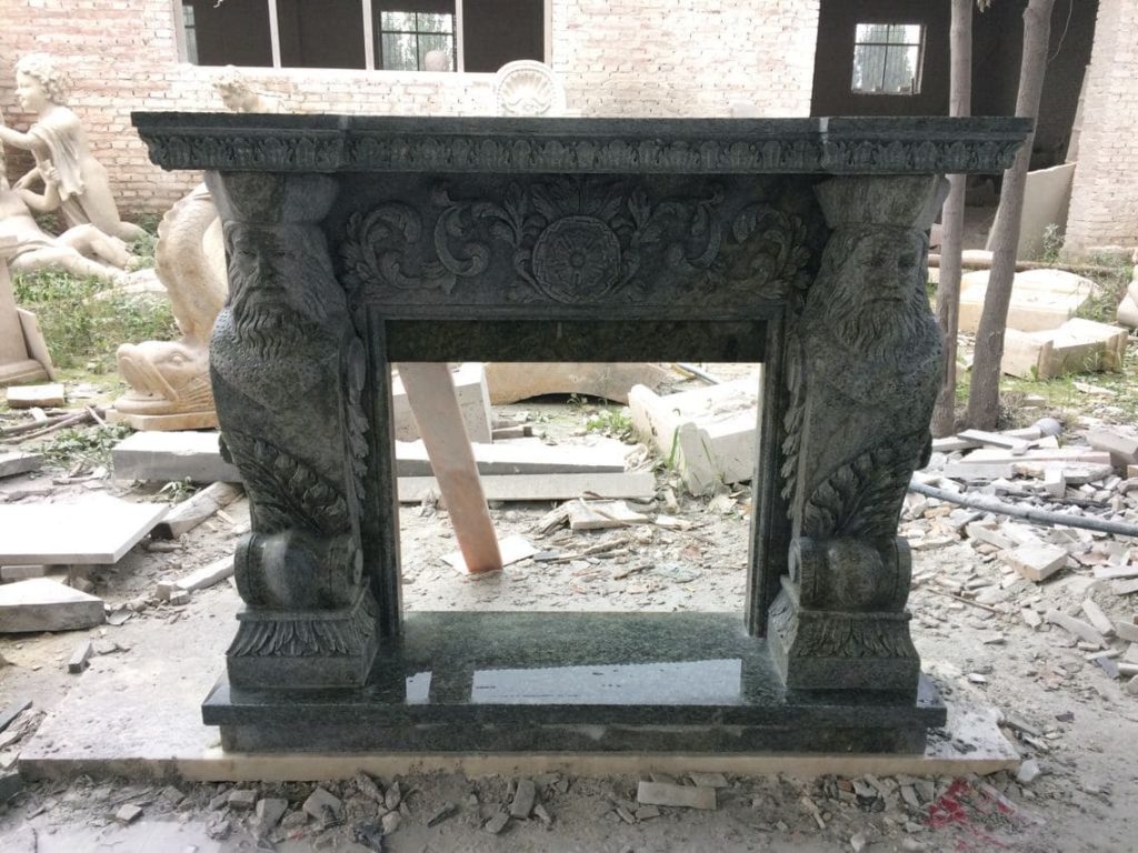 marble fireplace 