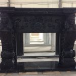 marble fireplace
