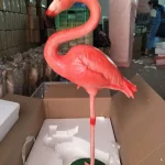 Flamingo sculpture