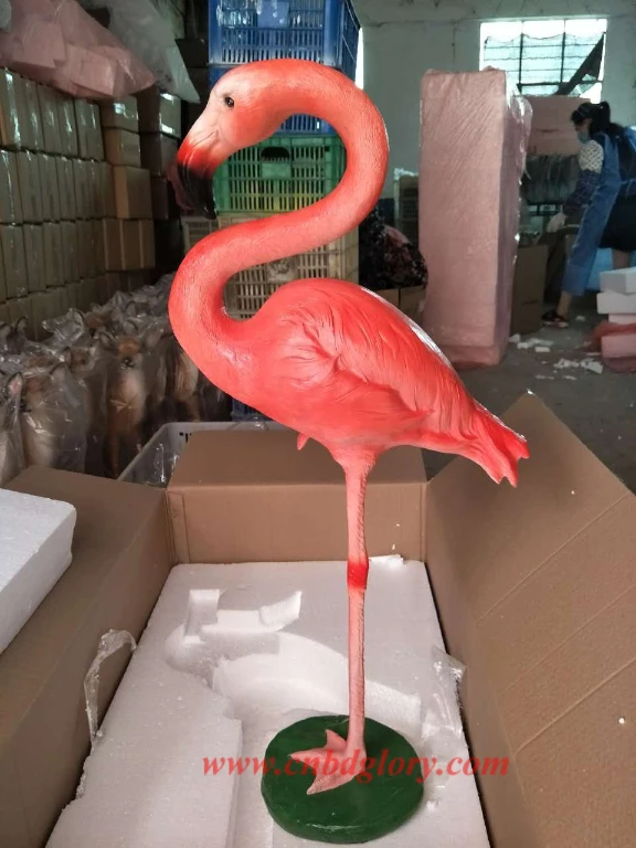 Flamingo sculpture