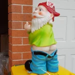 Resin gnome sculpture