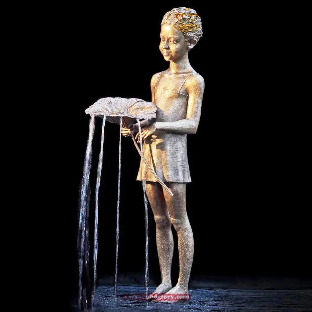 Bronze Water Wing Angel Fountain BAF180 2 bronze fountain