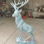 fiberglass deer statue