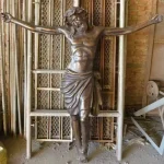 Bronze Jesus statue