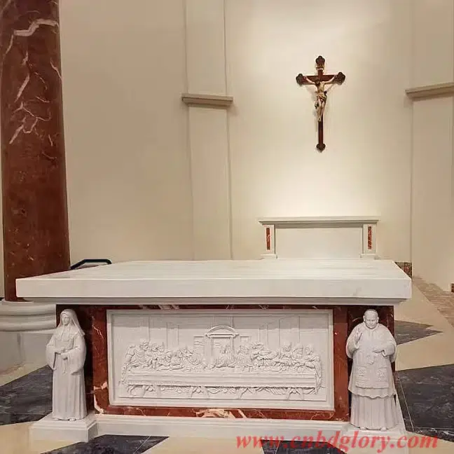 marble The Last Supper relief