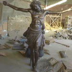 Bronze Jesus statue