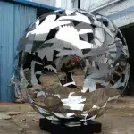 Metal Crafts Stainless Steel Ball Sculpture