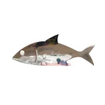 stainless steel fish ball sculpture