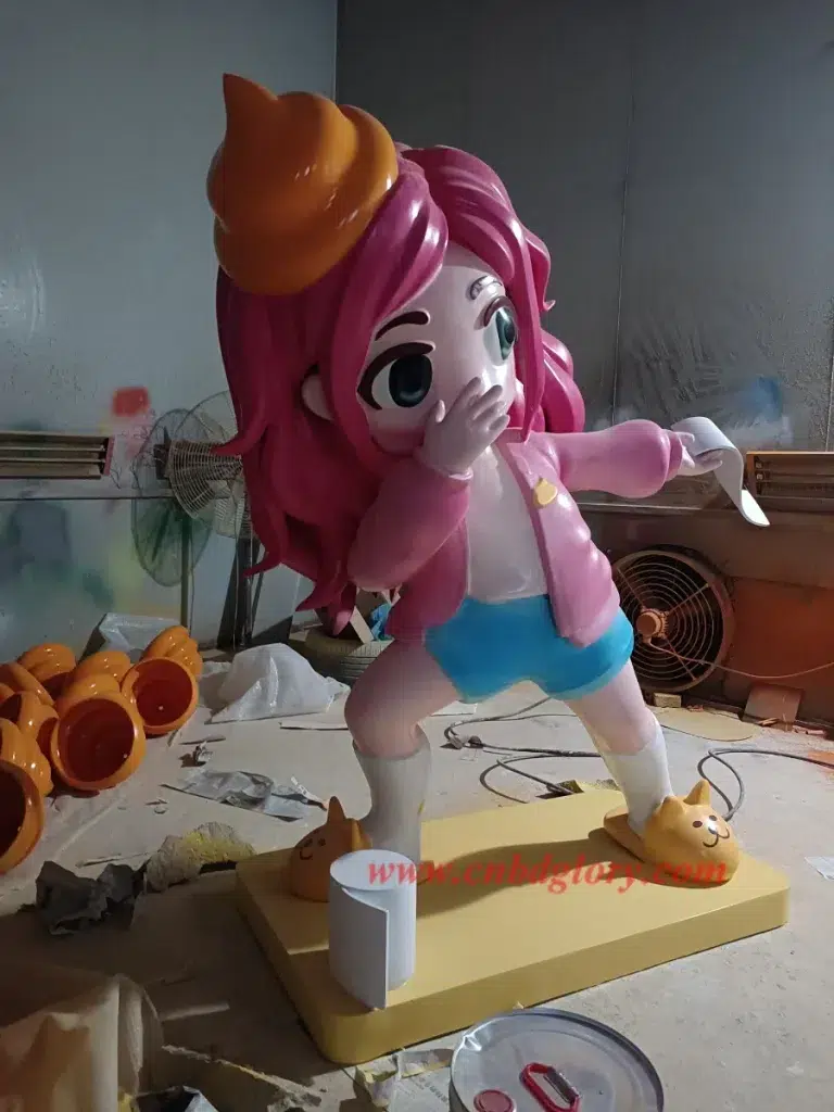cartoon sculpture