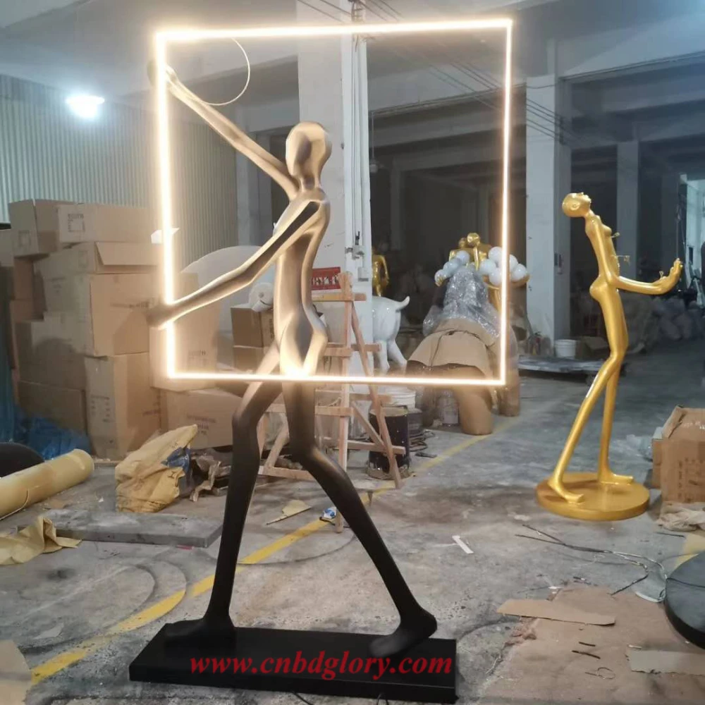 Fiberglass Art Sculpture Lamp FSL210 7 art sculpture lamp