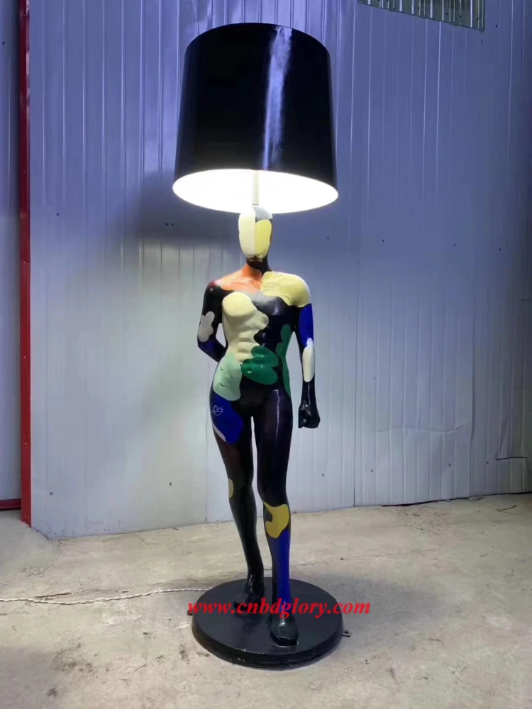 Fiberglass Art Sculpture Lamp FSL210 6 art sculpture lamp