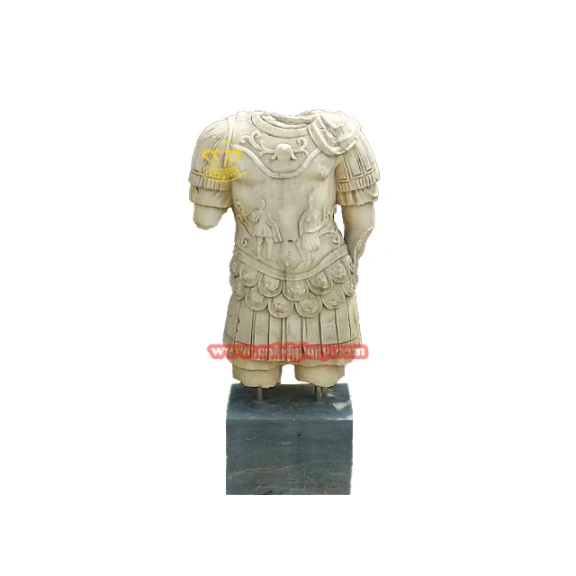 Roman style broken arm marble bust statue MBS080 2 Roman Soldier Marble Torso Sculpture