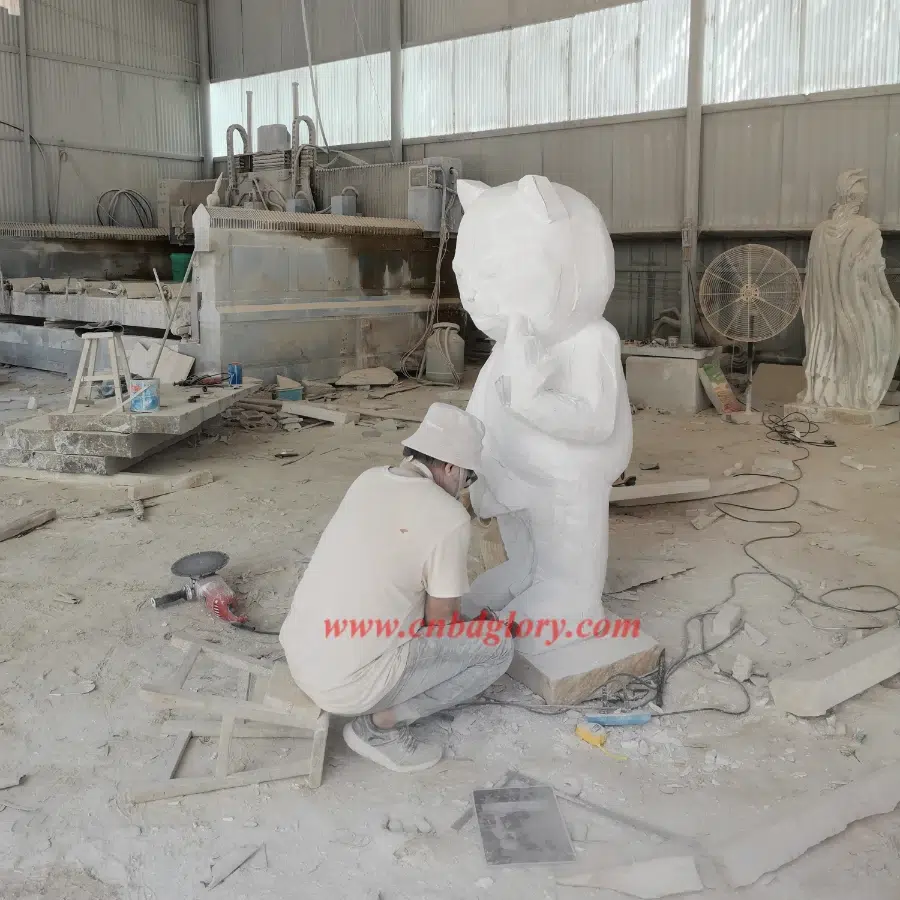 cartoon cat fountain