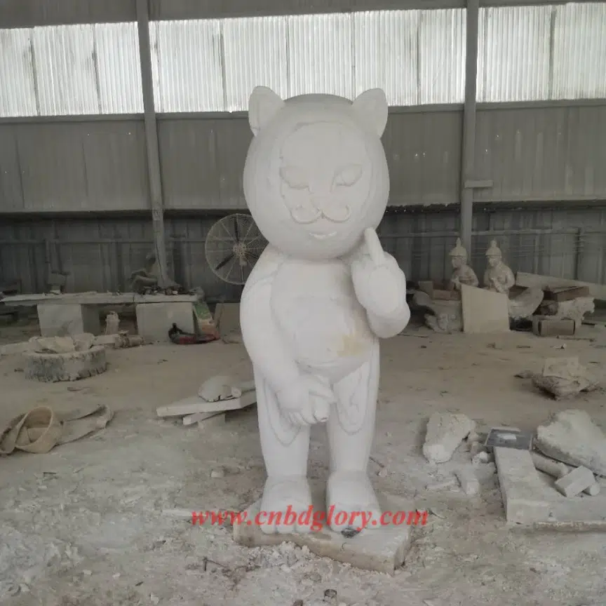 cartoon cat fountain