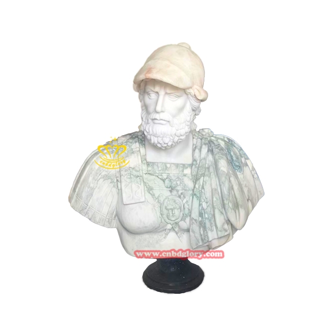 Roman style broken arm marble bust statue MBS080 4 marble bust statue