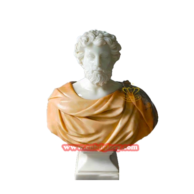 Roman marble bust statue MS060 3 marble bust statue