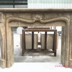 marble fireplace mantel