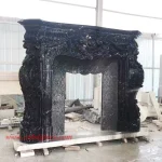marble fireplace mantel