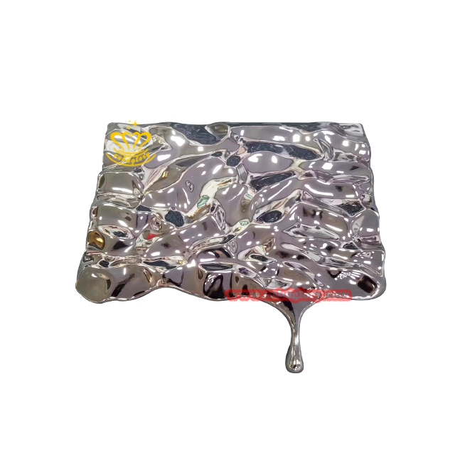 Custom Stainless Steel Water Ripple Panel CSR080 1 Custom Stainless Steel Water Ripple Panel