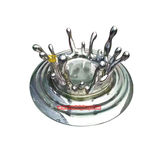 Stainless Steel Ripple Water Drop Sculpture SRD080 4 stainless steel Water Drop Sculpture