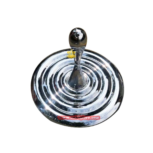 Abstract Metal Drop Decoration Sculpture MDS080 1 Metal Drop Decoration Sculpture