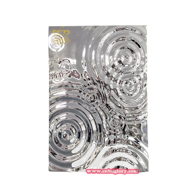 Custom Stainless Steel Water Ripple Panel CSR080 3 Metal Water Ripple Panel