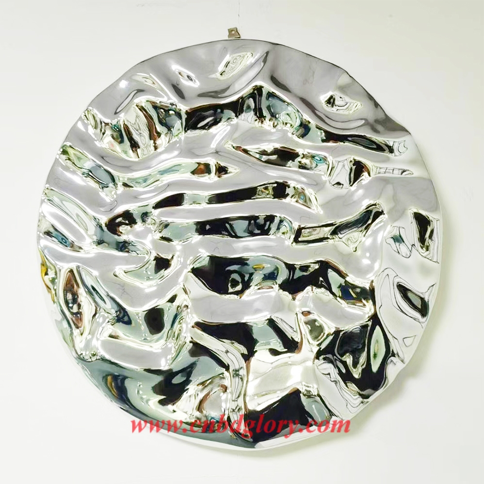 Custom Stainless Steel Water Ripple Panel CSR080 4 Mirror Stainless Steel Water Ripple Panel