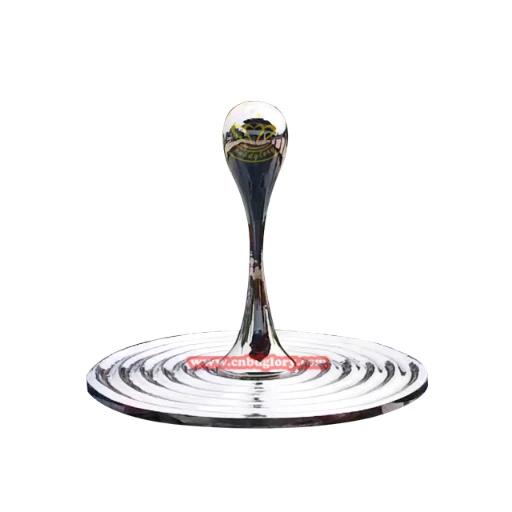 Abstract Metal Drop Decoration Sculpture MDS080 7 Stainless steel water droplet sculpture