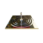 Stainless steel water drop sculpture