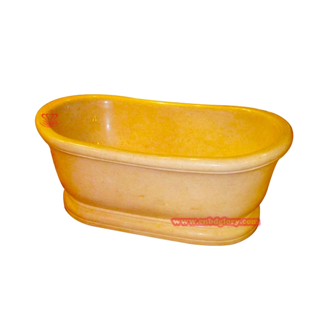 Hand-polished Freestanding Travertine Bathtub TB150 4 Hand-polished Freestanding Travertine Bathtub